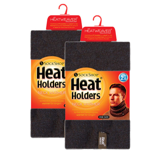 Set van 2 thermische winter-nekwarmers voor heren