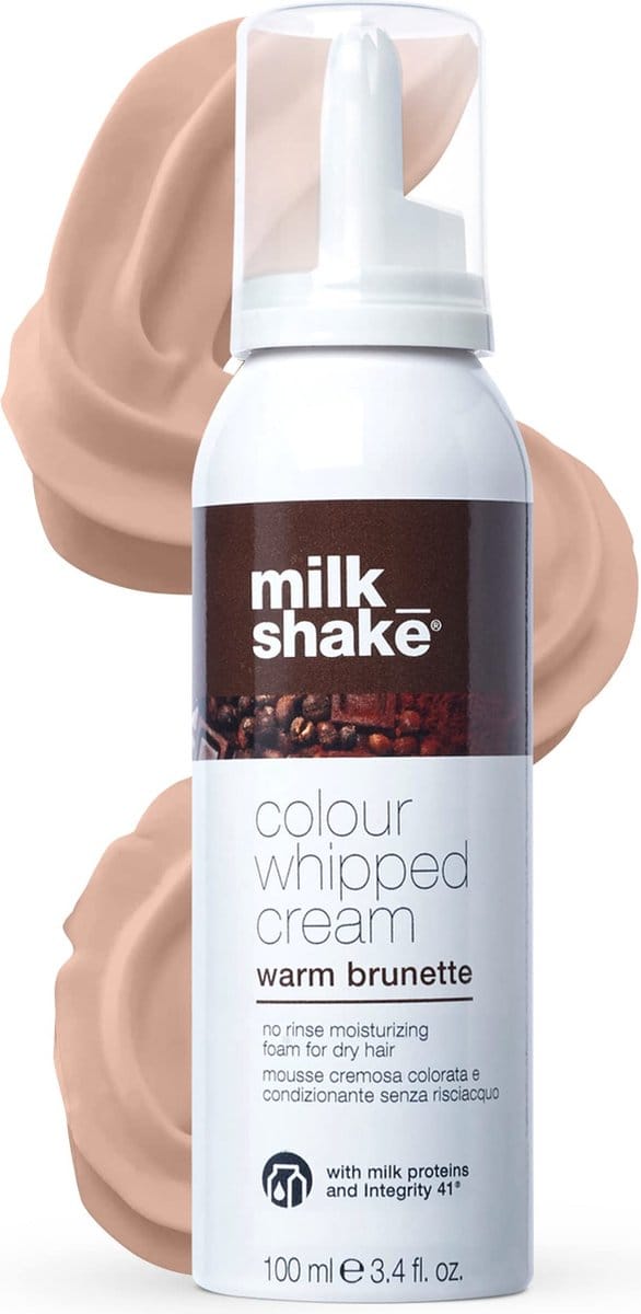 Milk Shake - Colour Whipped Cream Organic Fruit Extracts Hair Colour Leave-In Mousse Warm Brunette 100 ml