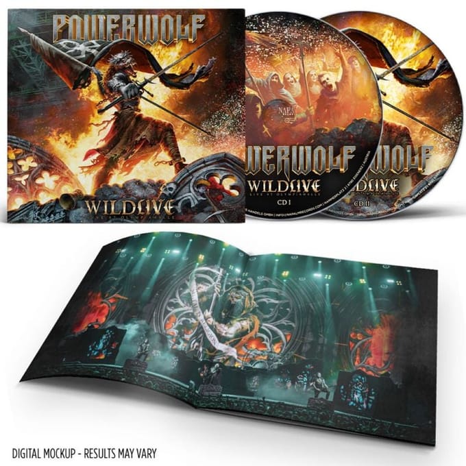Powerwolf CD - Wildlive (Live at Olympiahalle) - voor Geen - standaard