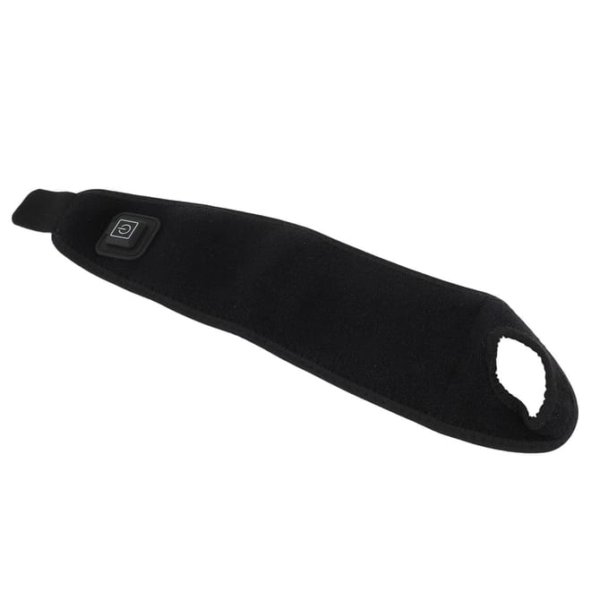 Verwarmde Polsbrace USB 3 Temperatuurregeling Klittenband Polsverwarmingspad Wrap voor Ellebogen Hand black