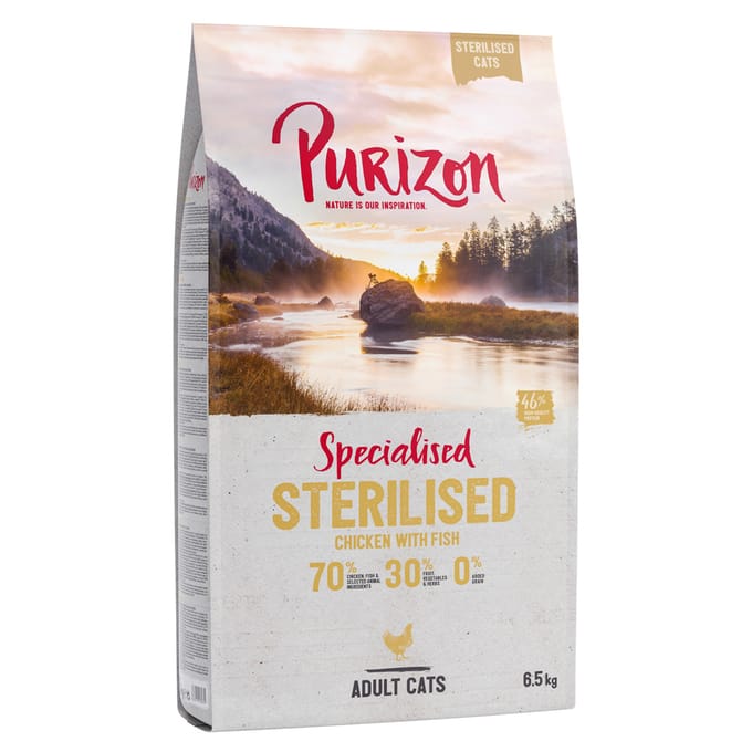6,5 kg Kip & Vis Purizon Cat graanvrij droog kattenvoer