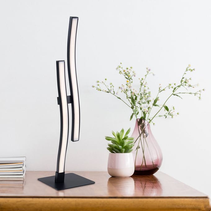Näve LED tafellamp Onda, 2-lamps