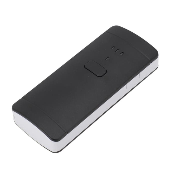 Bluetooth barcodescanner met 3 scanmodi, draadloze 1D- en 2D-barcodelezer voor supermarkten en magazijnen. white
