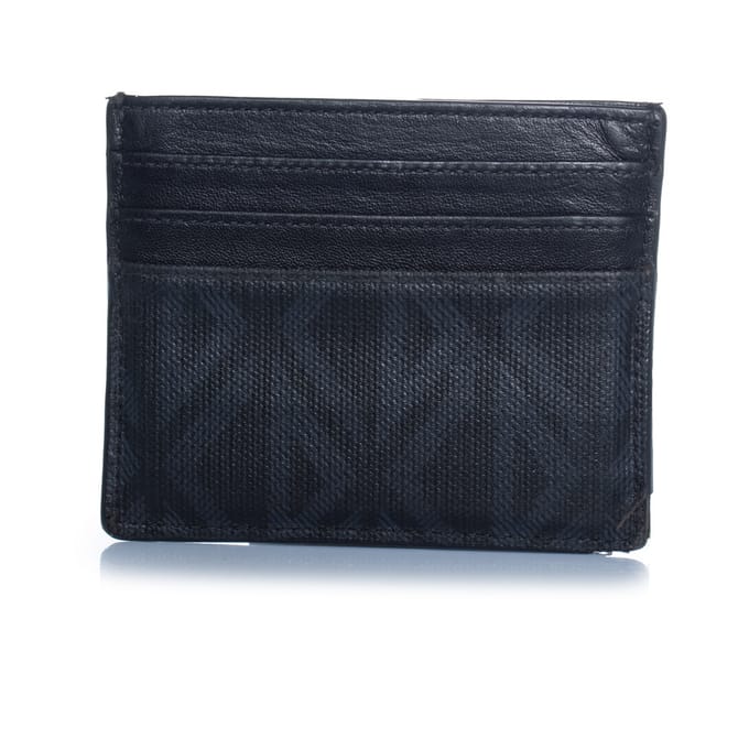 Dior kaarthouder van monogramcanvas en leer.