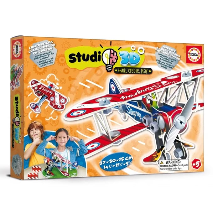 3d vliegtuig spellen Educa Construcción Studio