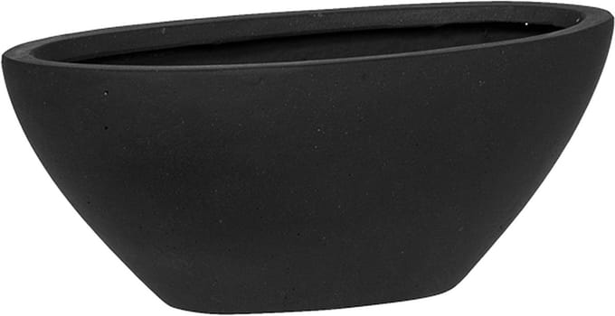 Pottery Pots - Bloempot - Zwart - D32 x H13 cm