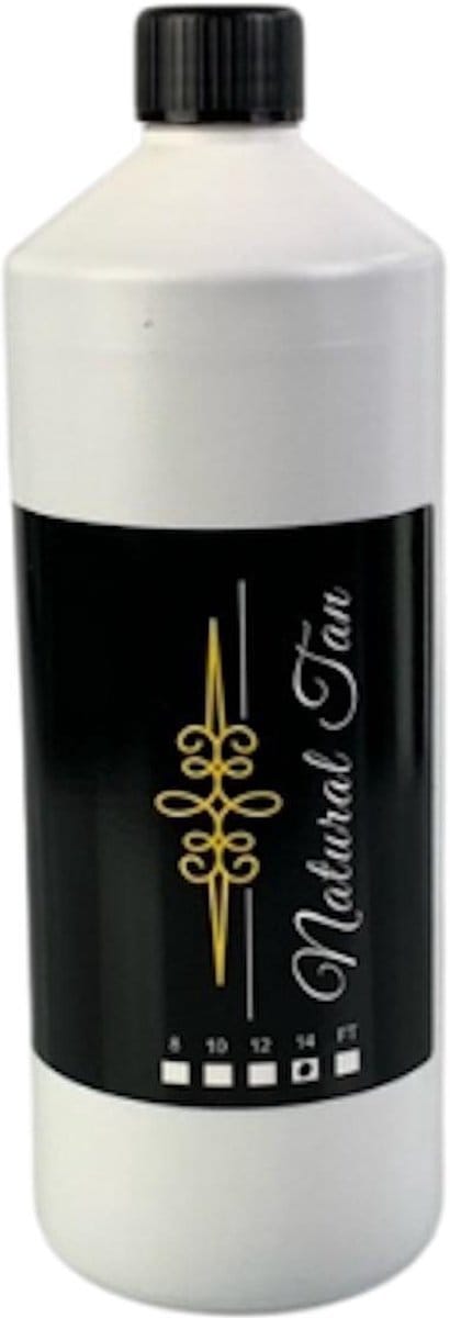 Natural Tan - Spray Tan Lotion 14% - 1 liter - zelfbruiner