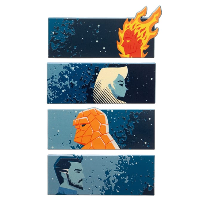 The Fantastic Four: First Steps Characters Pin Set