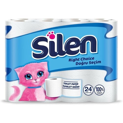 Silen toiletpapier 2-laags 24 rollen