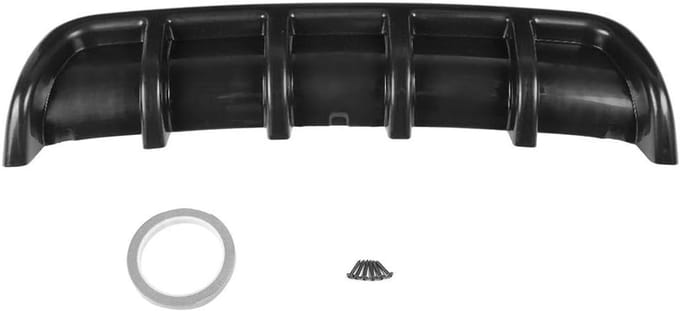Achterbumper Diffuser - Haaienvin Spoiler - Auto Styling - Universele Pasvorm ABS - Zwart