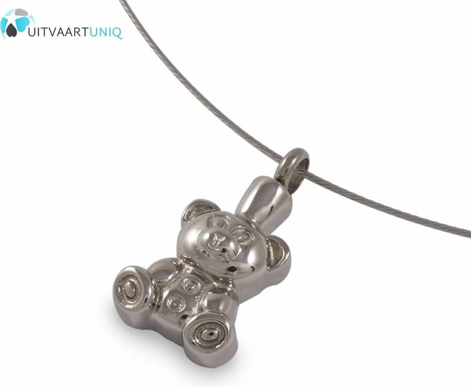 Ashanger teddybeer - RVS