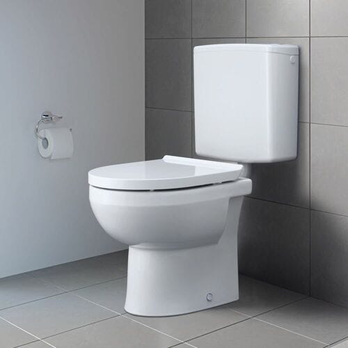 Duravit No. 1 pedestal WC Rimless, horizontal outlet 2184090000