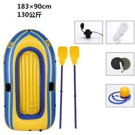 Opblaasbare Boot Opblaasbare Boot Verdikt Buiten Speedboot Motorboot Opblaasbare Boot Rubberen Opblaasbare Boot Slijtvaste Kajak S yellow