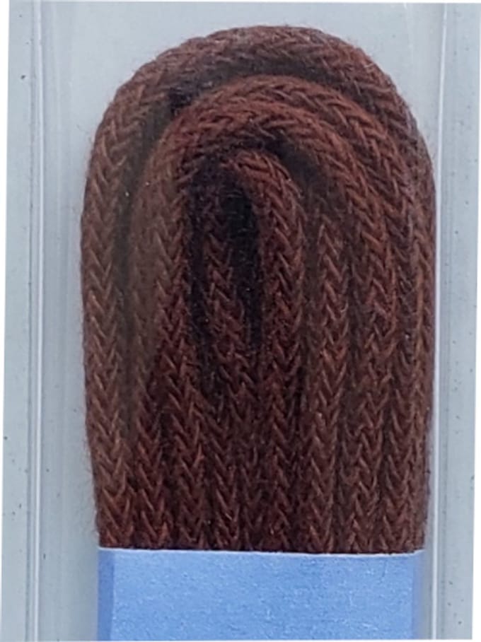 Gala Veter - Middel Bruin - Dun Rond - Lengte 120 cm - Dikte 2,5 mm - Schoenveter