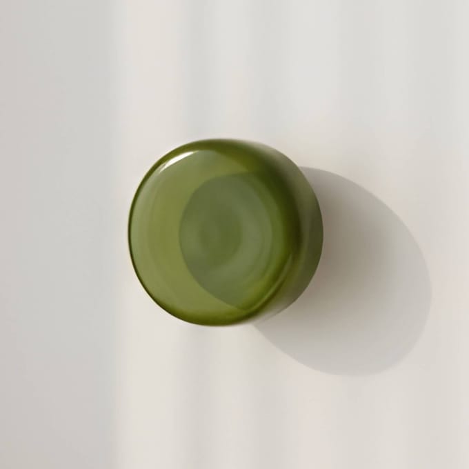 ALDEX Wandlamp BonBon, groen, Ø 16 cm, glas