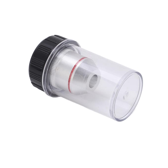 2x 195 Achromatische Objectieven Lage Vergroting RMS Draad 20.2mm voor Biologische Microscoop