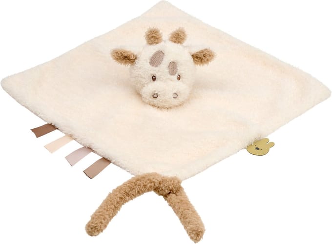 Nattou TEDDY Knuffeldoekje - Giraf - 39 cm - Ecru