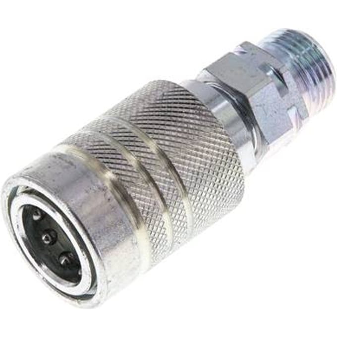 Stalen DN 10 Hydraulische Koppeling Snelkoppeling 12 mm S Knelring ISO 7241-1 A/8434-1 D 17.3mm