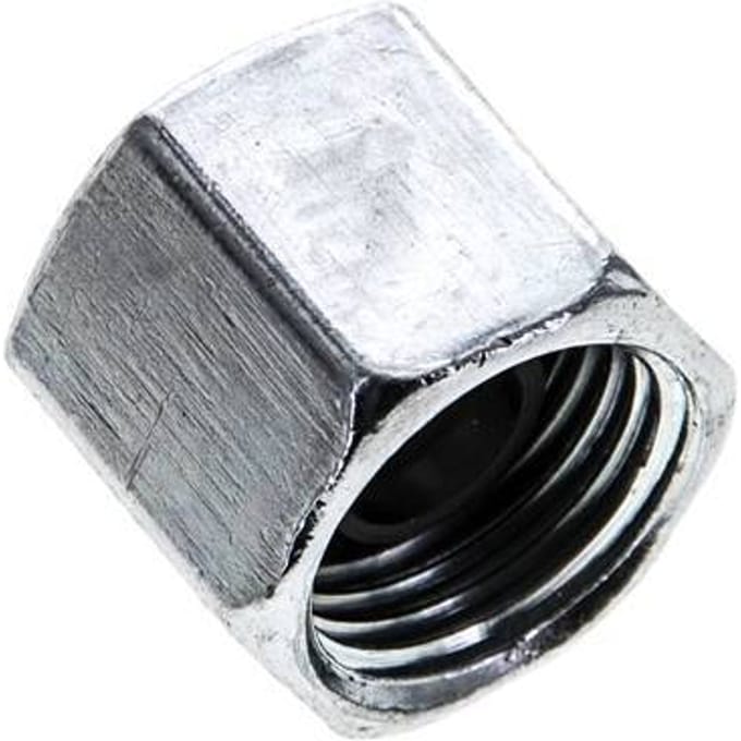 8 S M16x1.5 End Cap Stalen NBR