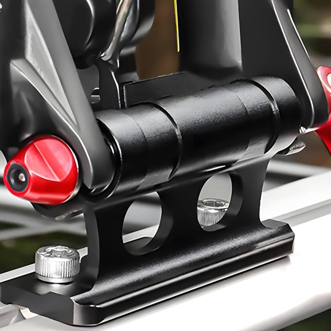 Fietsendrager Dakmontage met Snelspanner | Sterke Aluminium Vorkhouder voor Auto