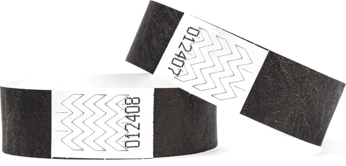 1000 Polsbandjes, Tyvek Zwart