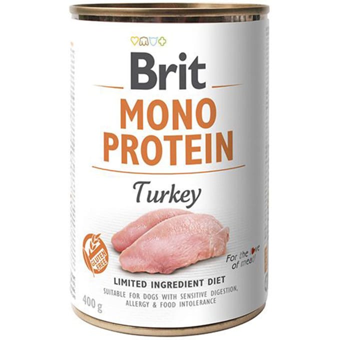 Brit Mono Protein Kalkoen - 6 x 400 g