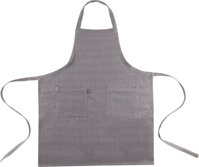 Herringbone Schort zandkleur 75x90cm