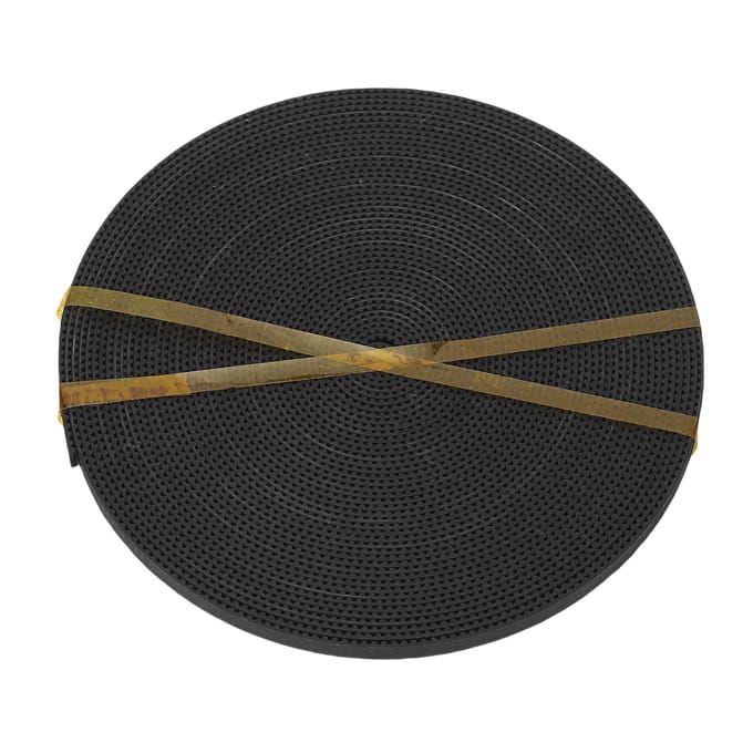 10M Distributieriem 6mm Breedte Neopreen Rubber Aandrijfriem voor 3D Printer Centrifuge CNC Machine black