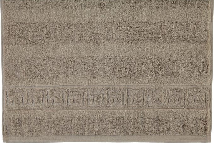 CAWÖ Noblesse Uni Badhanddoek - Zand - 80x160