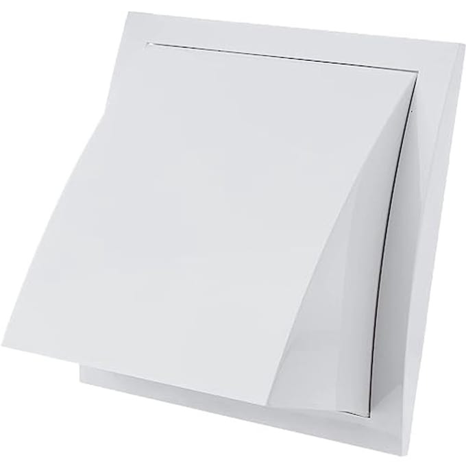 Ventilatierooster Ø 125 mm met Weerbescherming en Terugslagklep