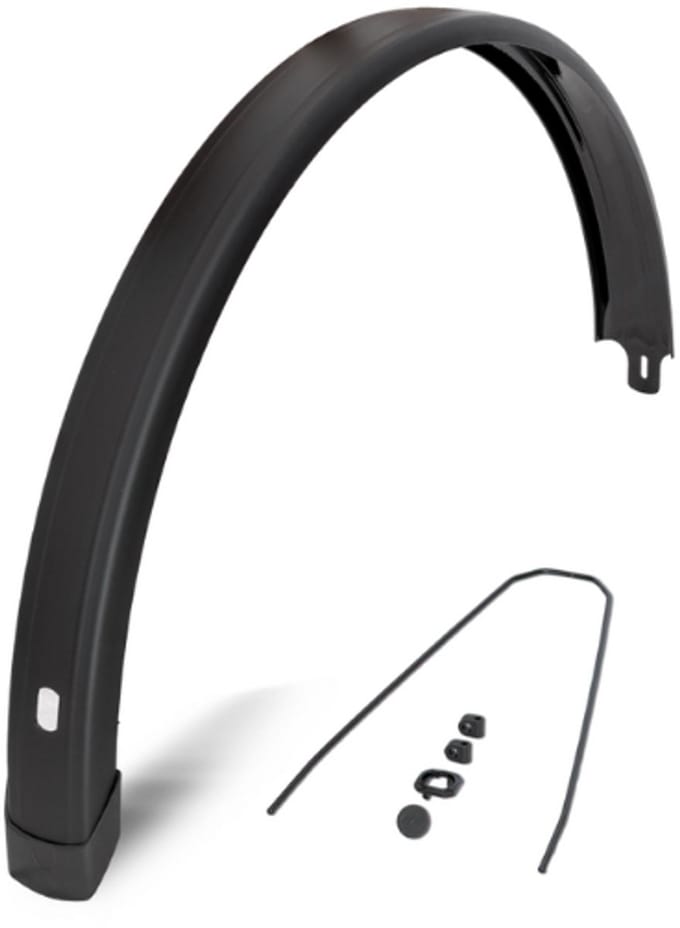EF spatbord achter Tempo Square 28 inch 65mm zwart