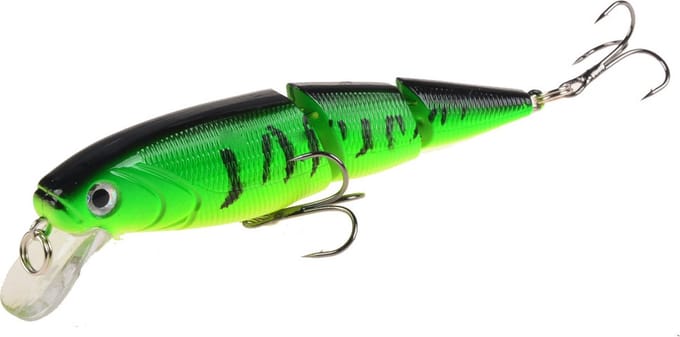 Swimbait - Plug - kunstaas - groen - Snoek - 10cm - 15 gram - Roofvissen