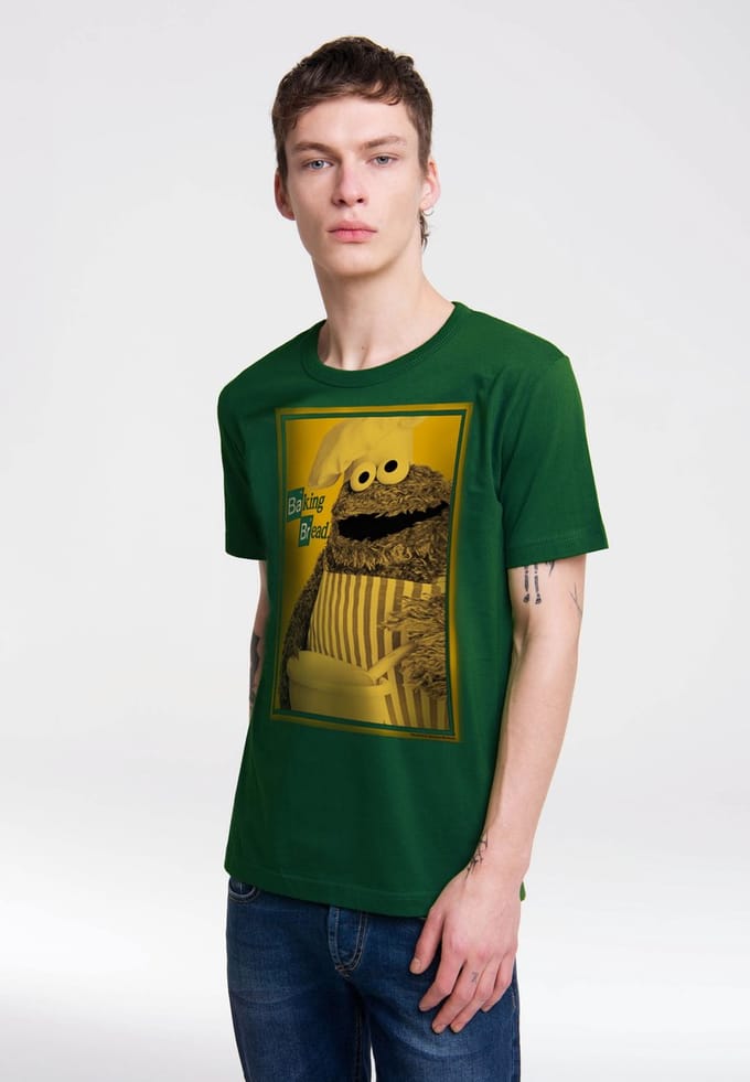 Logoshirt T-Shirt Sesamstraße - Krümelmonster | Baking Bread