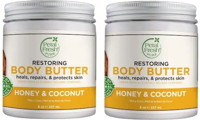 PETAL FRESH - Body Butter Honey & Coconut - 2 Pak