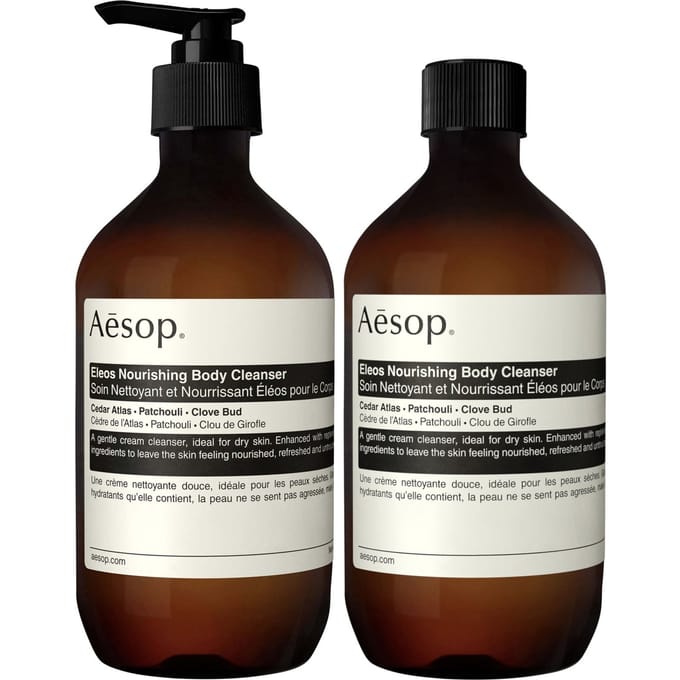 Eleos Nourishing Body Cleanser & Refill Duo