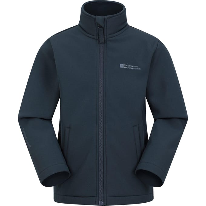 Mountain Warehouse Kinder/Kids Grasmere Soft Shell Jas (Marine)