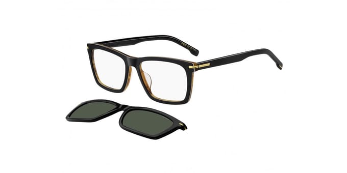Hugo Boss BOSS 1726/G/CS Black striped brown 55/17/145 MAN Zonnebrillen