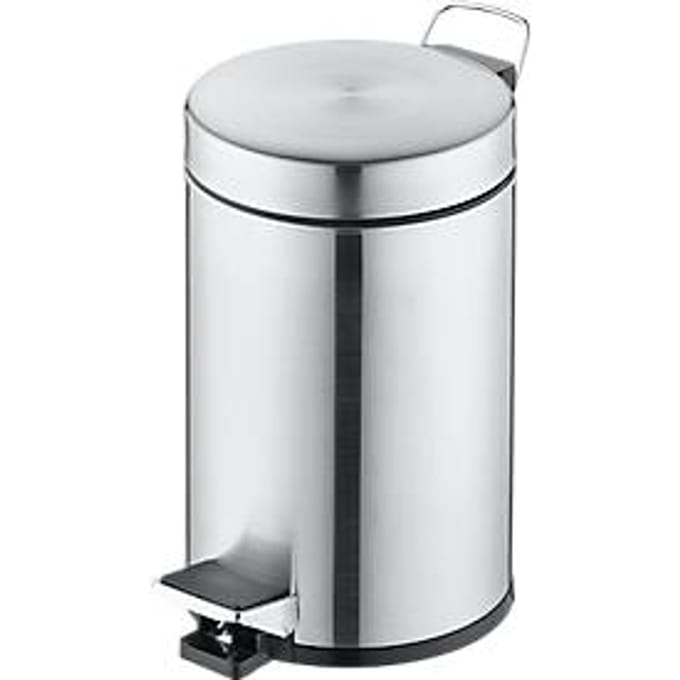 Pedaalemmer - 5 liter - Ø 230 x H 295 mm - rvs