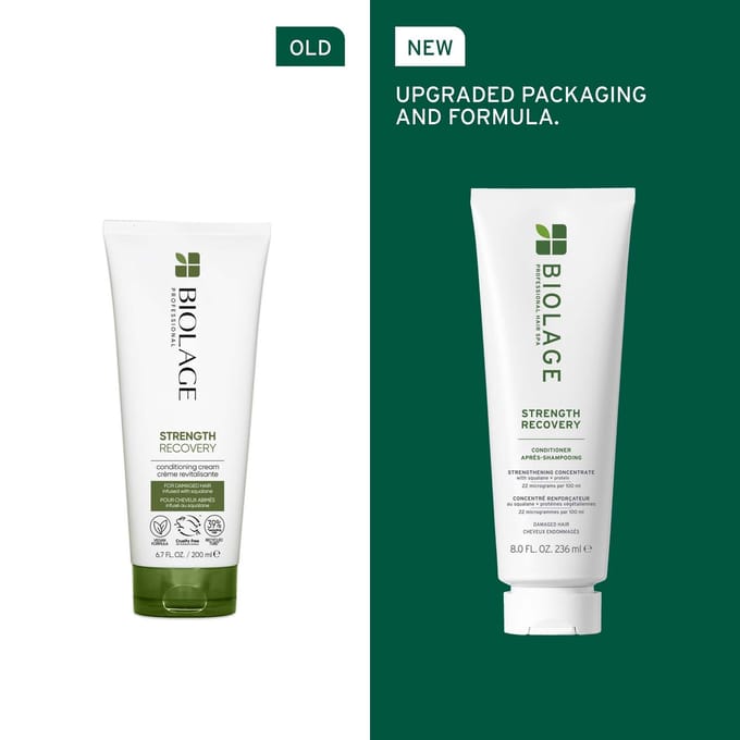 Biolage Strength Recovery Shampoo 400ml and Conditioner 236ml Duo