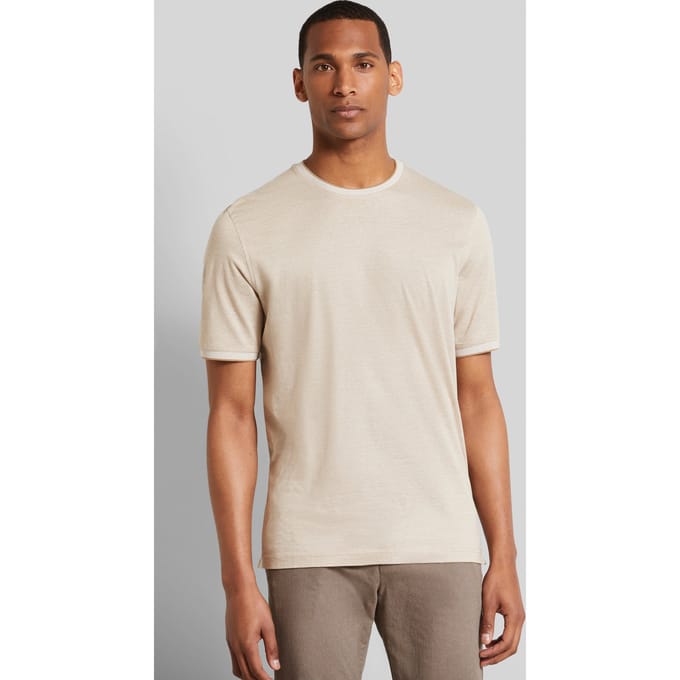 Bugatti Herren T-shirt van puur katoen