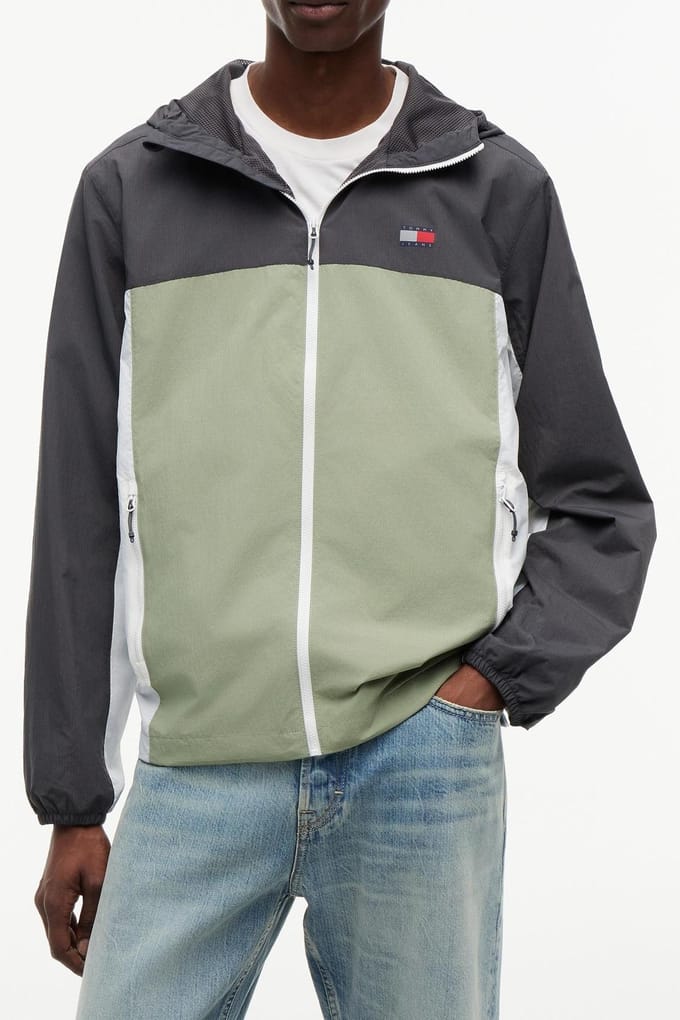Tommy Hilfiger Chicago Packable Jacket Spring Olive Multi Größe: M | Trench Coats Outlet | Herren | Grün