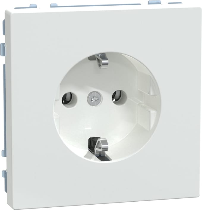 Stopcontact - Inbouw - Randaarde - Lotuswit - Systeem Design - Schneider Electric - MTN2301-6035