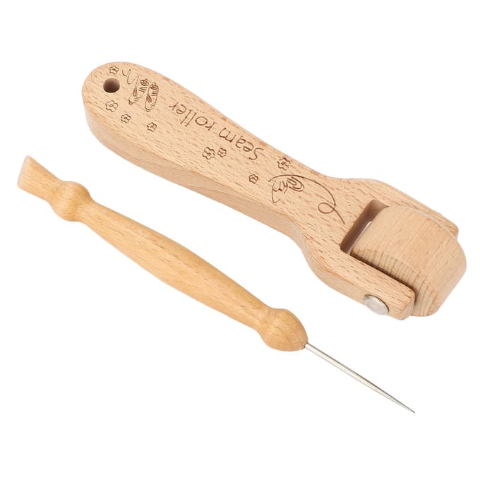 Naairoller Beukenhout Ergonomische Multifunctionele Quilting Naadroller voor Thuis beige