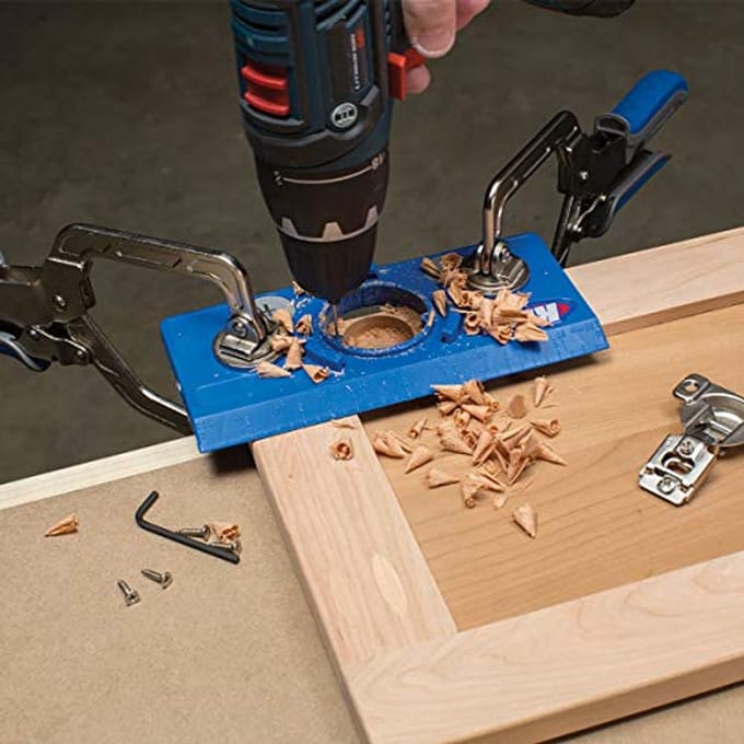 Verstopte Scharnier Jig voor Perfecte Kastdeuren