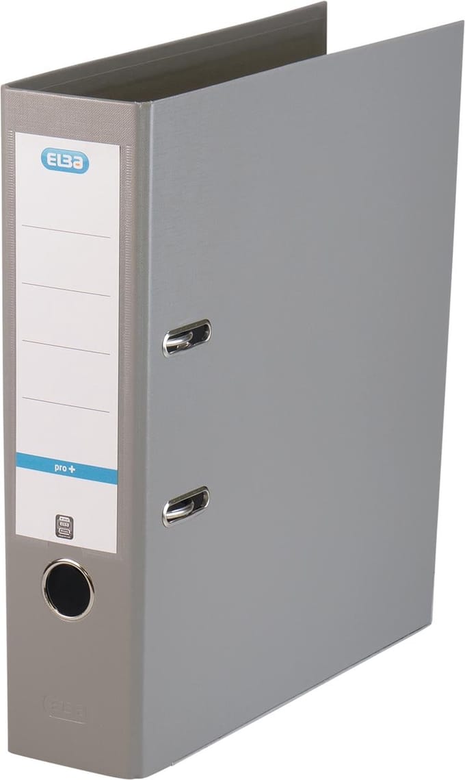 ELBA Smart Pro+ - Ordner - A4 - 80mm - grijs - doos van 10 stuks