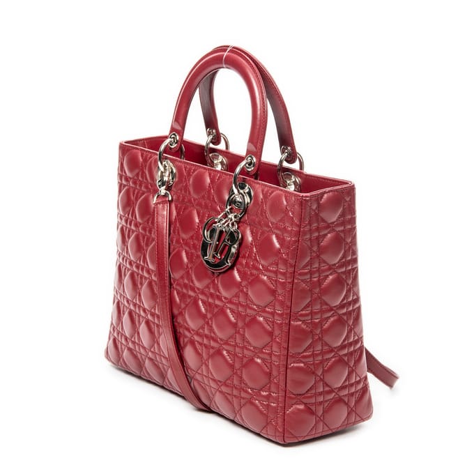 Large Lady Dior Zip  Schoudertas