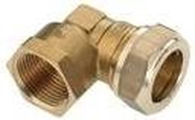 Bonfix messing knelfitting bocht 22mm x 1/2inch FxRp