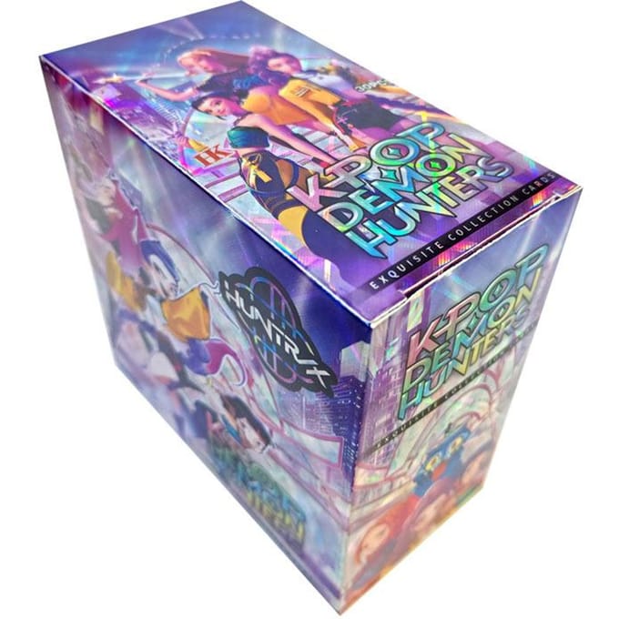 Carte Chasseurs de Sorcières Carte Premium Laser K-Pop Chasseurs de Sorcières Pack Carte Flash Carte Préférée Boîte Aveugle A