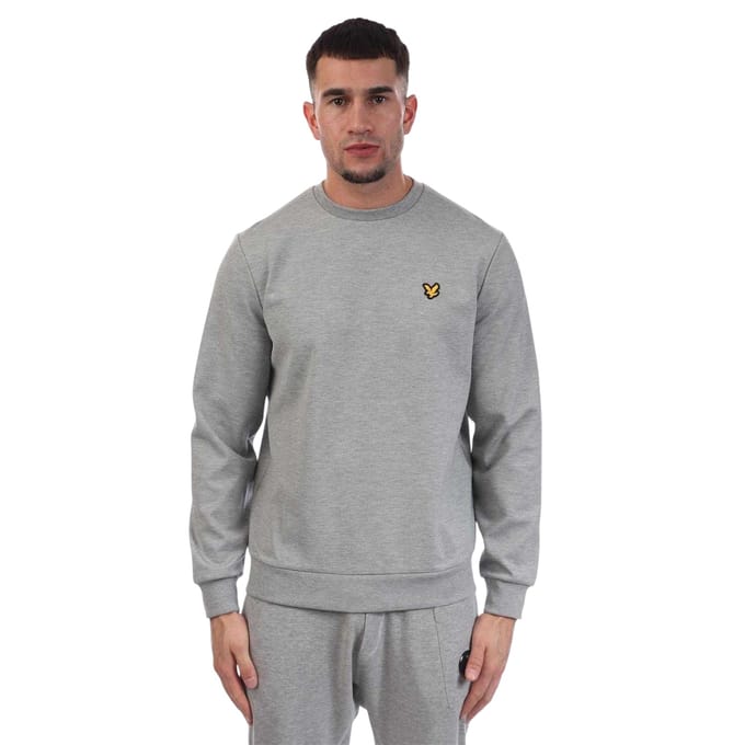 Lyle & Scott Heren Lichtgewicht Sweatshirt (Grijs)