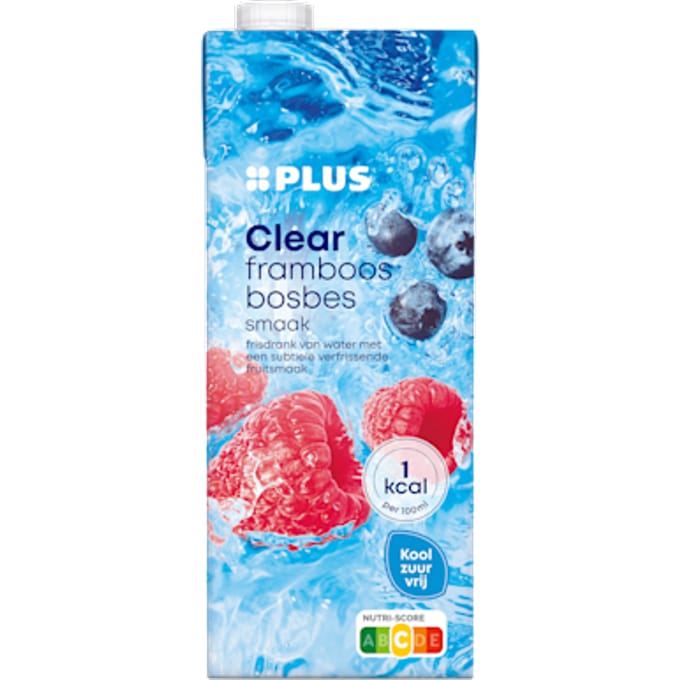 Clear framboos bosbes